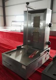 Κίνα 430 ανοξείδωτο δύο μηχανή LPG Doner Kebab καυστήρων με την περιστροφή του φραγμού προμηθευτής